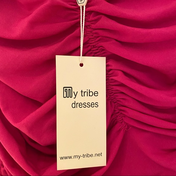 My Tribe One Shoulder Ruched Dress - Picture 8 of 8